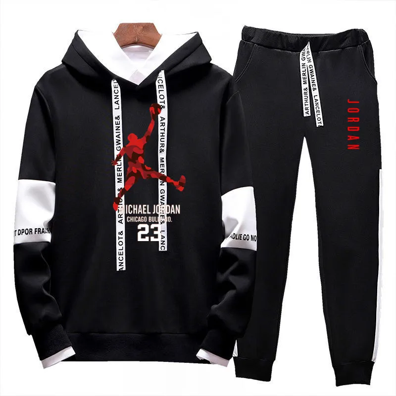 

Best selling brand men's and women's thick hooded two-piece sportswear gym sportswear fitness track suit hoodies autumn and wint