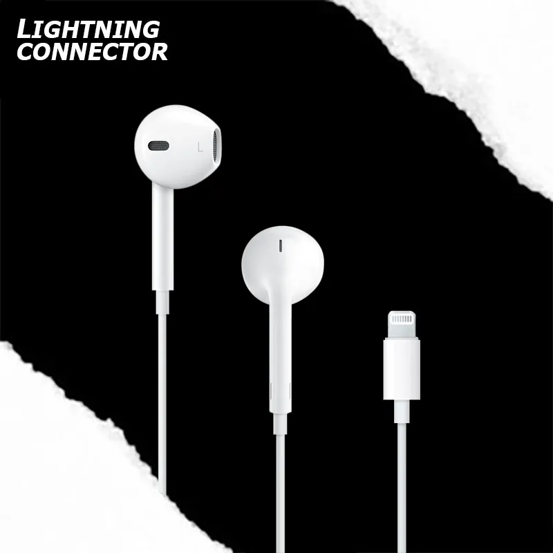 

Оригинальные наушники с разъемом Lightning для iphone 7/8/X/11/12