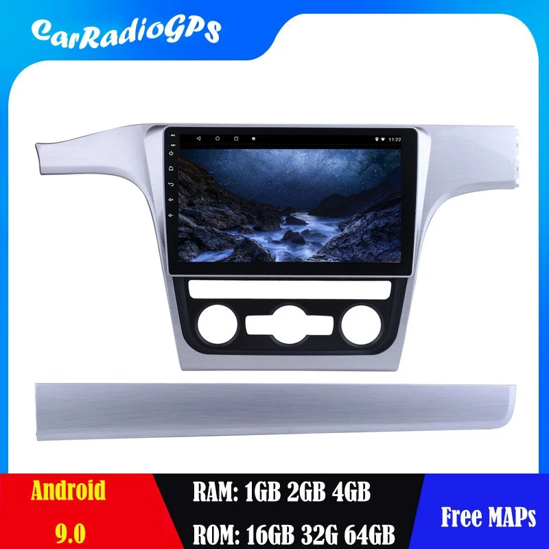 10 1 дюймов Android 9 0 Автомобильный GPS стерео аудио головное устройство для