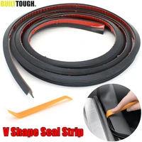 4m car windows seal strip v type side door sealing strips rubber filler noise insulation weatherstrip sealant tool accessories