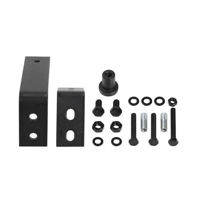 

Cast Iron Bypass Bracket Connect Double Tracks Rustic Sliding Door Hardware Set