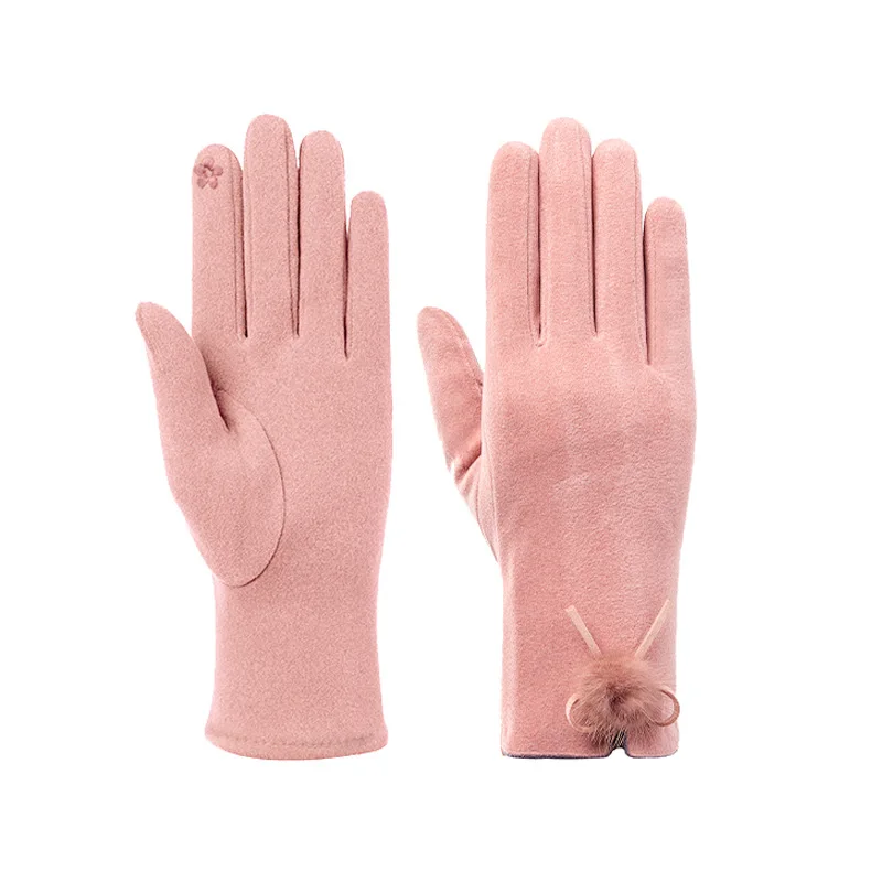 

Women's Warm Gloves Spring And Summer, Riding, Play, Snow, Touch, Velvet, Hike, Warm