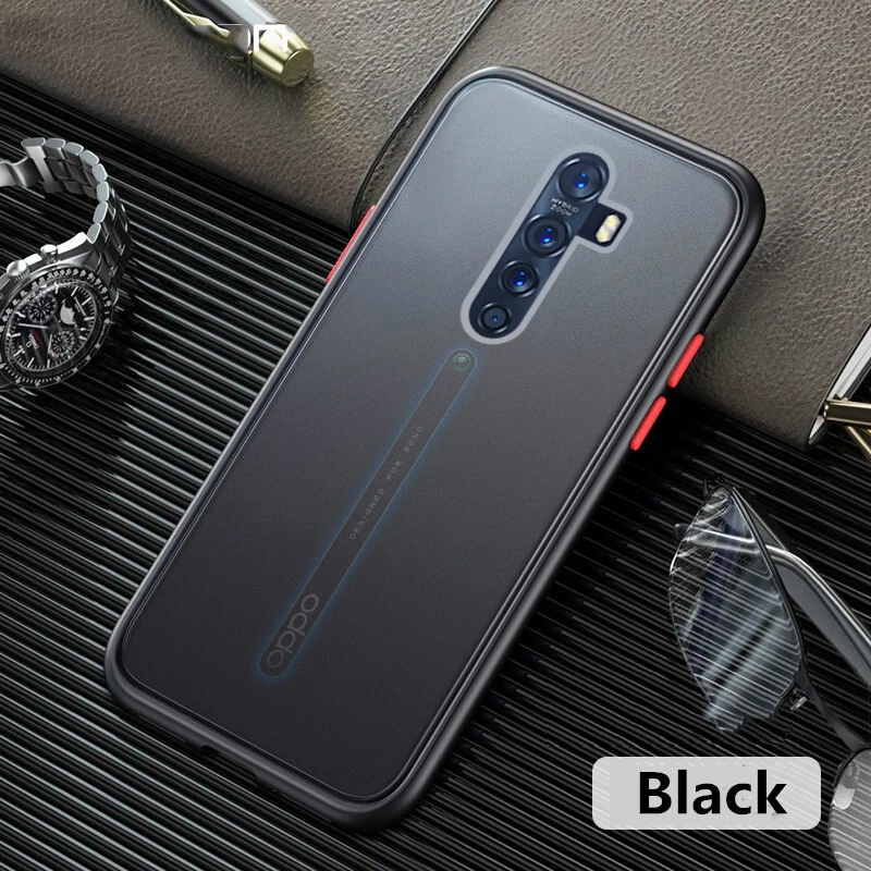Матовый Прозрачный чехол для телефона OPPO Realme X2 Pro XT Reno Ace с силиконовой рамкой
