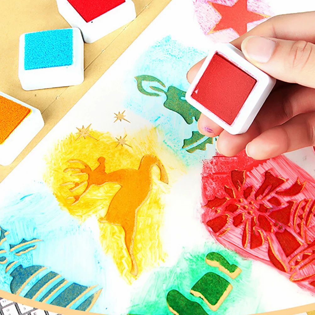 

12 Styles DIY Craft Christmas Layering Stencils For Walls Painting Scrapbooking Stamp Album Decor Embossing Paper Card Template