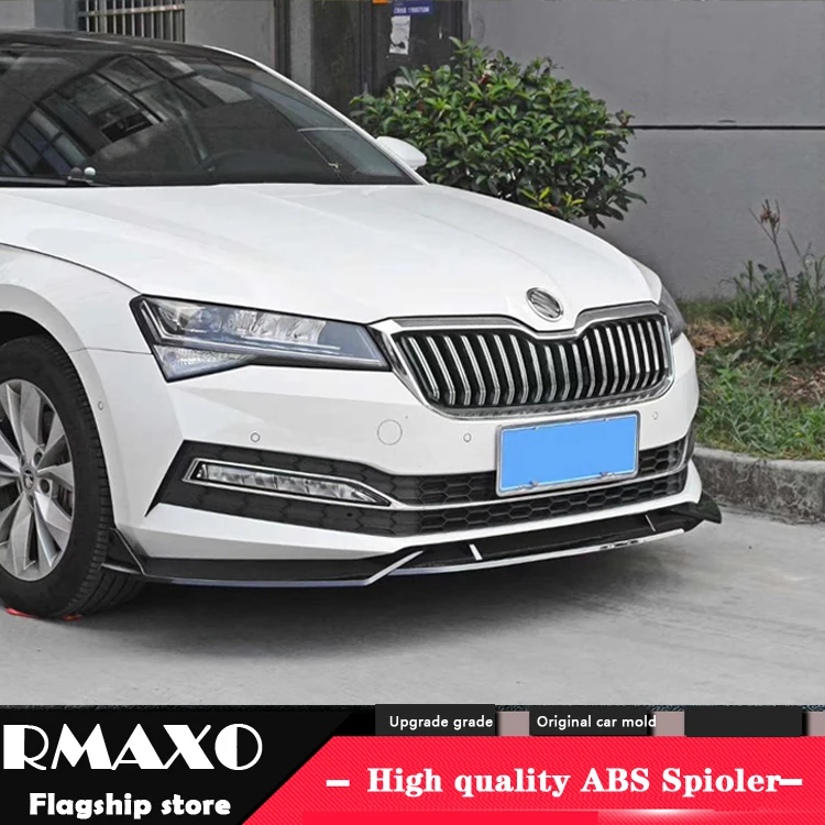 Для Skoda superb Body kit спойлер 2018 2020 для ABS задний передний бампер диффузор защитные