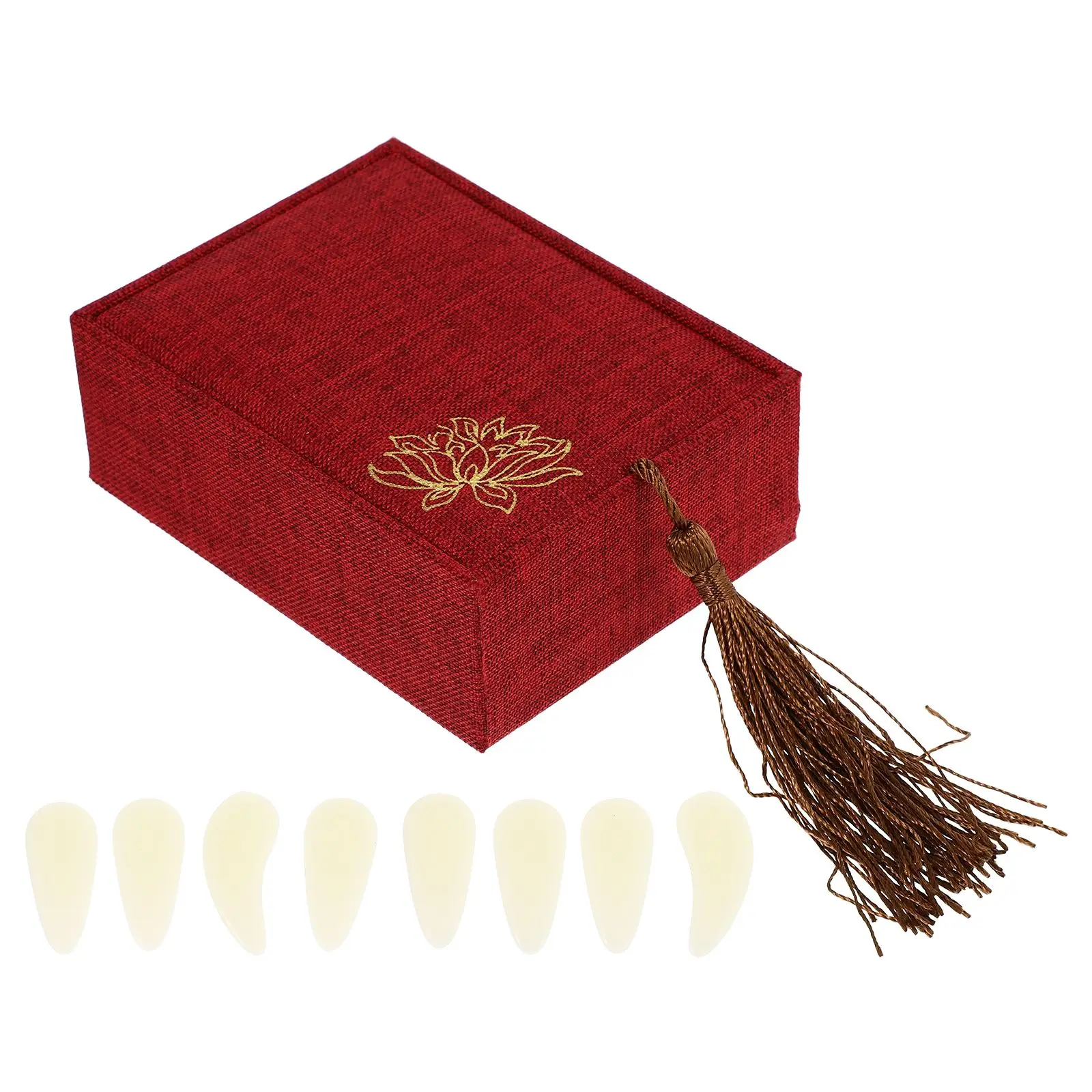 

1 комплект защитных накладных ногтей Guzheng для тренировок хорошие подарки для начинающих требуемая тренировка накладные ногти для начинающи...