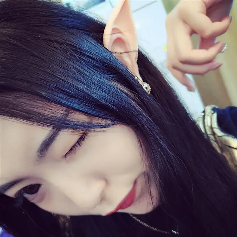 1 пара латексных аксессуаров с ушками эльфа для костюм феи реквизит Хэллоуина