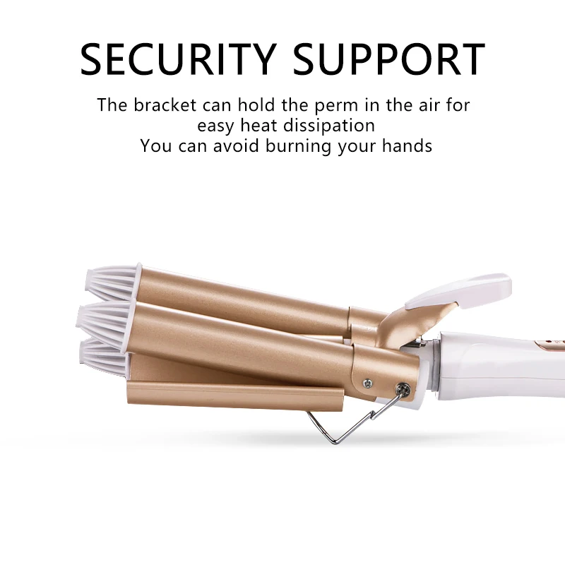 

Hair Curler Professional Hair Tools Curling Iron Ceramic Triple Barrel Hair Styler Hair Waver Styling Tool Electric Curling Iron