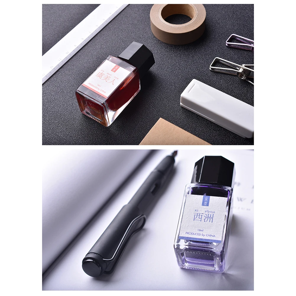 

18ml Glitter Powder Color Calligraphy Writing Painting Bottled Fountain Pen Ink