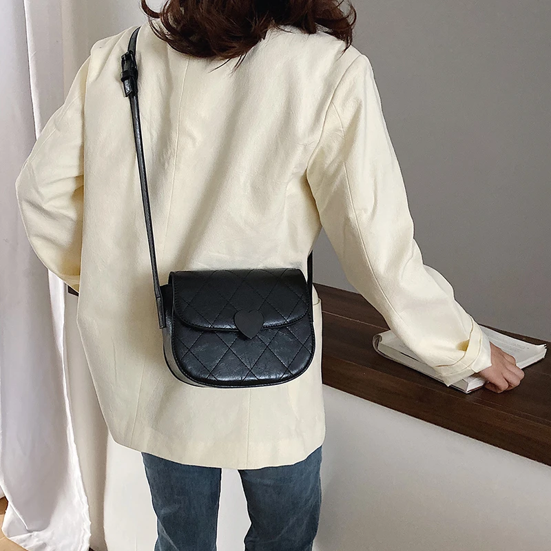 Модная женская однотонная Сумка-седло из искусственной кожи 2020 сумка-мессенджер