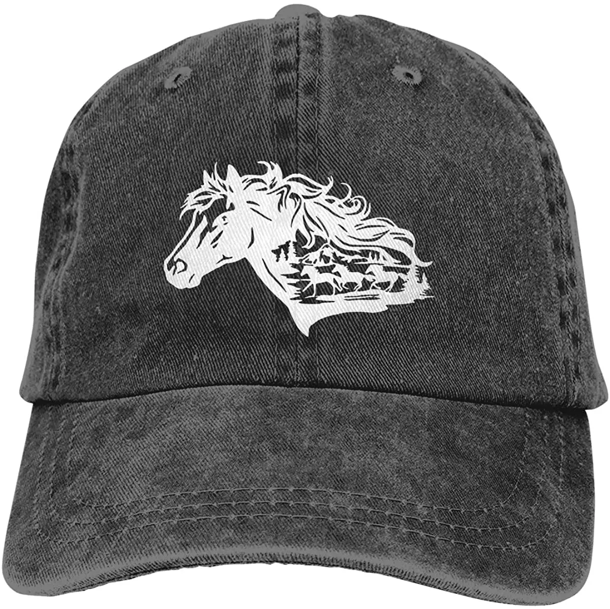 

Женская винтажная регулируемая бейсболка в стиле Родео для влюбленных лошадей