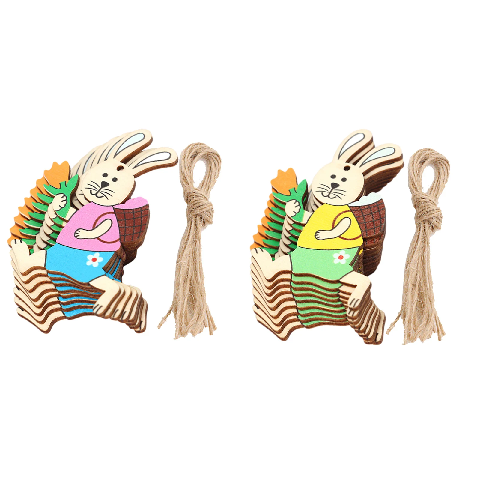 

Домашние пасхальные деревянные фишки, подвесные украшения, пасхальные украшения, деревянные подвески, кролик, яйца, сделай сам, ручная рабо...