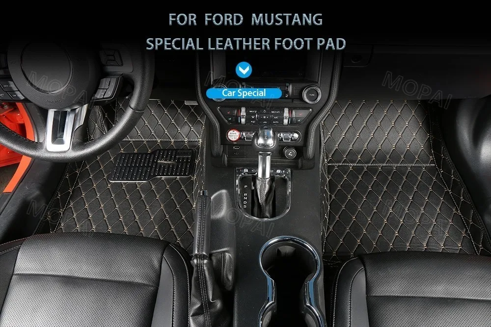 MOPAI коврики для Ford Mustang автомобильные коврики водонепроницаемые анти-грязные коврики для ног коврик для Ford Mustang- автомобильные аксессуары