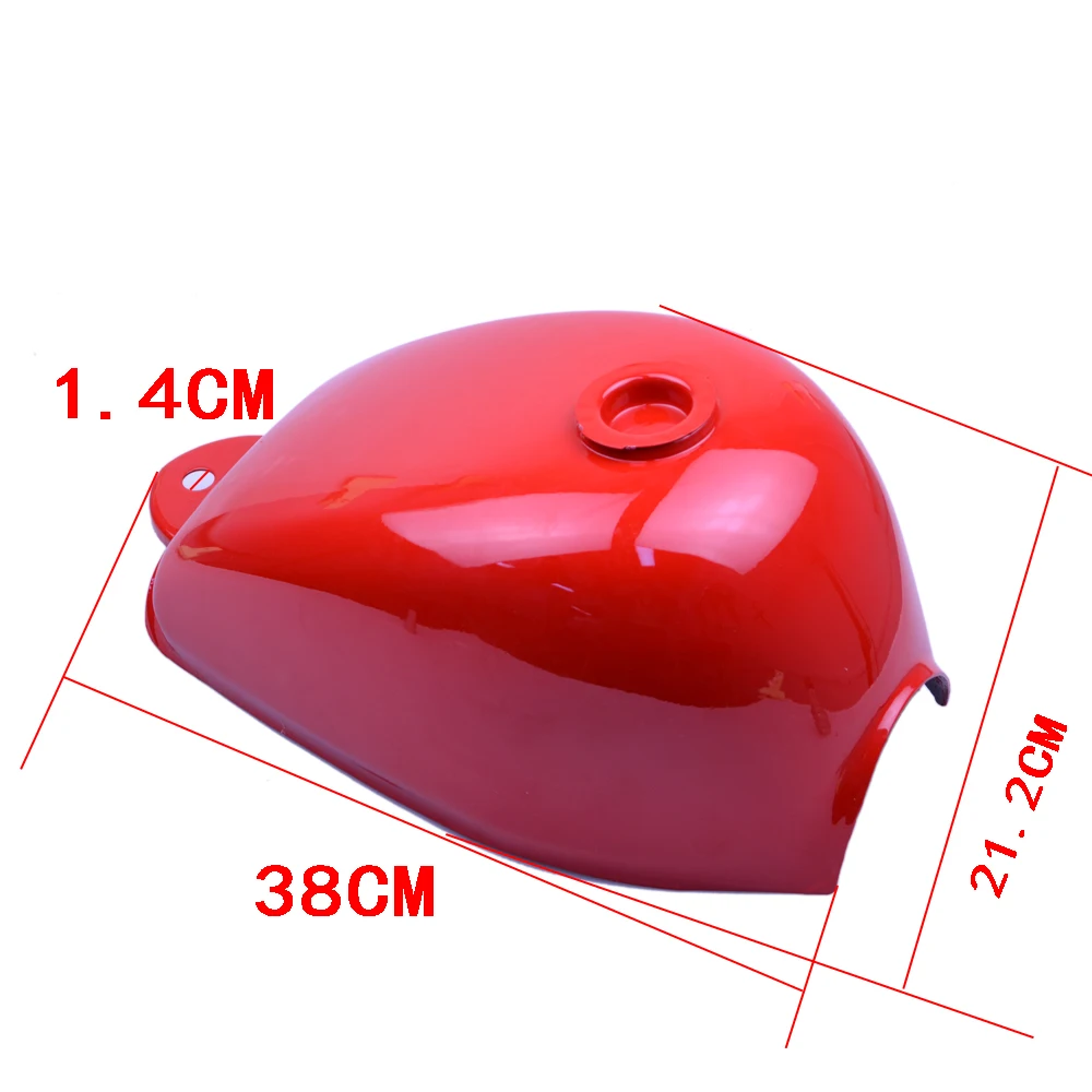 Красный газовый топливный бак + ключ крышки петух для Honda Mini Trail Monkey Bike Z50 Z50J Z50R