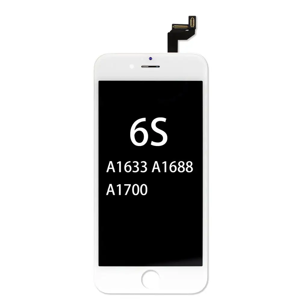 For iPhone 6S White Pantalla экран для iPhone 8 8 Plus дисплей Замена 3D сенсорный дигитайзер сборка экран для A1863 A1905 A1906 без битых пикселей - Цвет: For iPhone 6S White