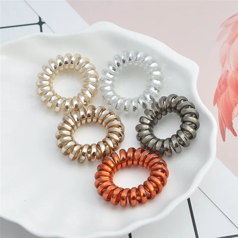 5 шт для волос аксессуары кольцо веревки Не оставляющий следов надежный дизайн