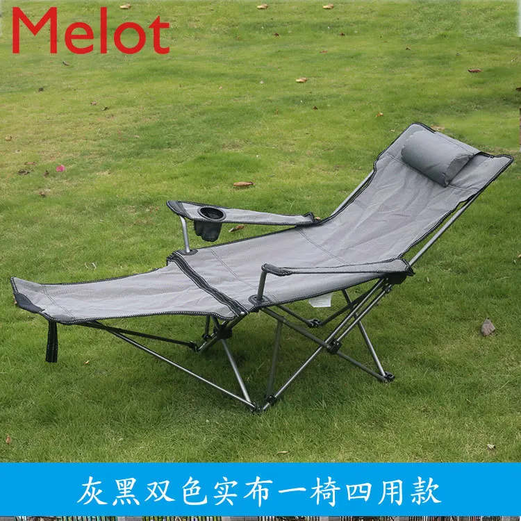 저렴한 야외 접이식 의자 안락 의자 낮잠 침대 점심 휴식 의자, 휴대용 레저 낚시 의자 캠핑 해변 안락 의자
