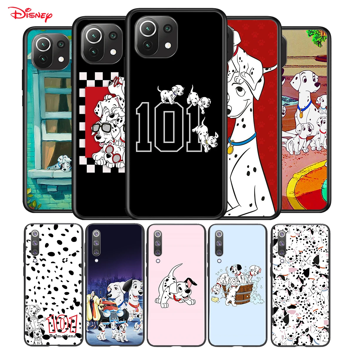 

Soft Silicone Cover Dalmatians 101 Dog For Xiaomi Mi 11 11i 10i 10T Note 10 9 9T SE 8 Lite Pro Ultra Phone Case