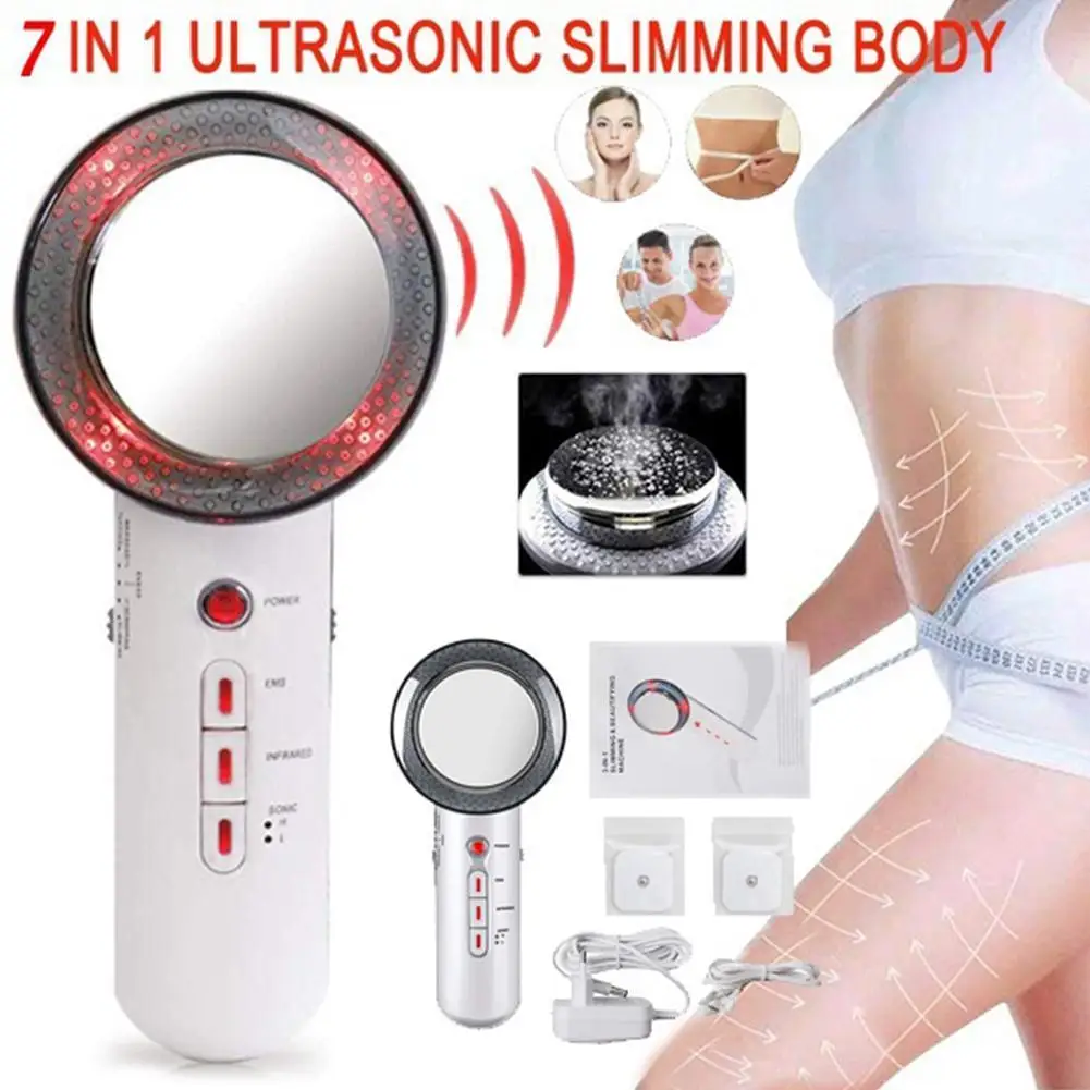 

Three-in-one Slimming Instrument LED Beauty Instrument EMS Micro-current Ultrasonic Skin Beauty Function Complete
