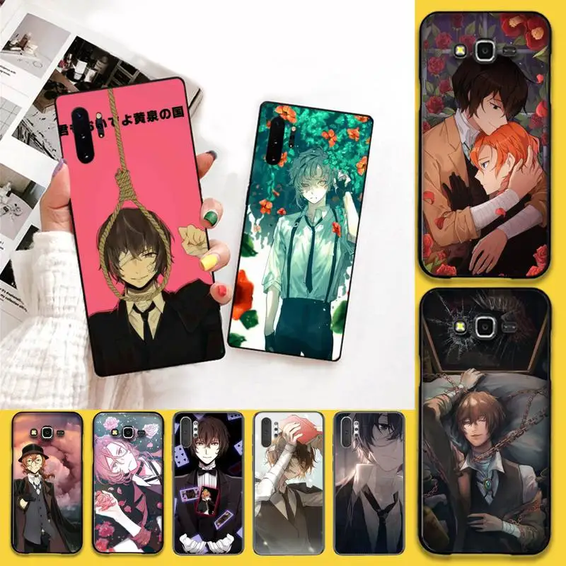 

Japan anime bungou stray dogs Dazai Osamu phone Case For Samsung Note 7 8 9 10 Lite Plus Galaxy J7 J8 J6 Plus 2018 Prime
