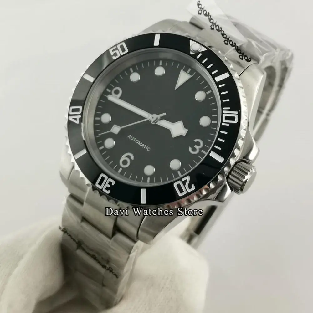 

40mm Bliger/Sterile Automatic Watch Men NH35A Automatic Movement Men's Mechanical Watches Sapphire Glass Male Wristwatch