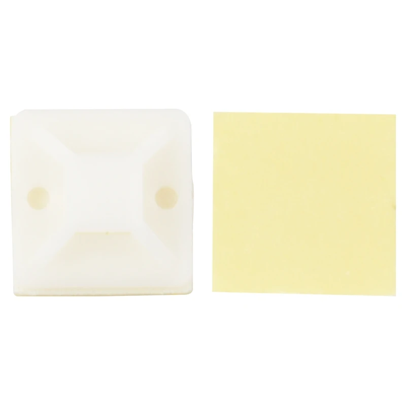 Белый Самоклеющийся держатель для кабеля 100 шт. | Обустройство дома