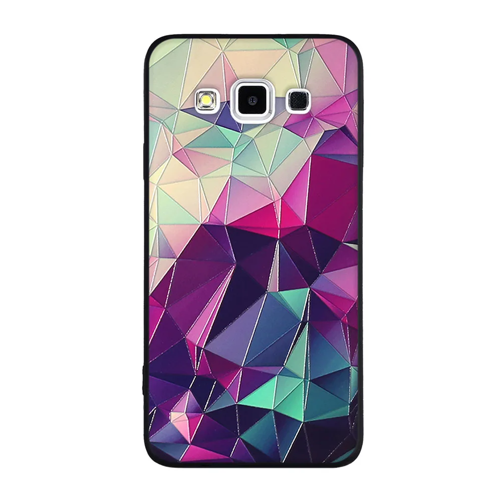 Чехол для Samsung Galaxy A3 мягкий силиконовый черный чехол 2015 A300F A300 чехлы телефонов с 3D