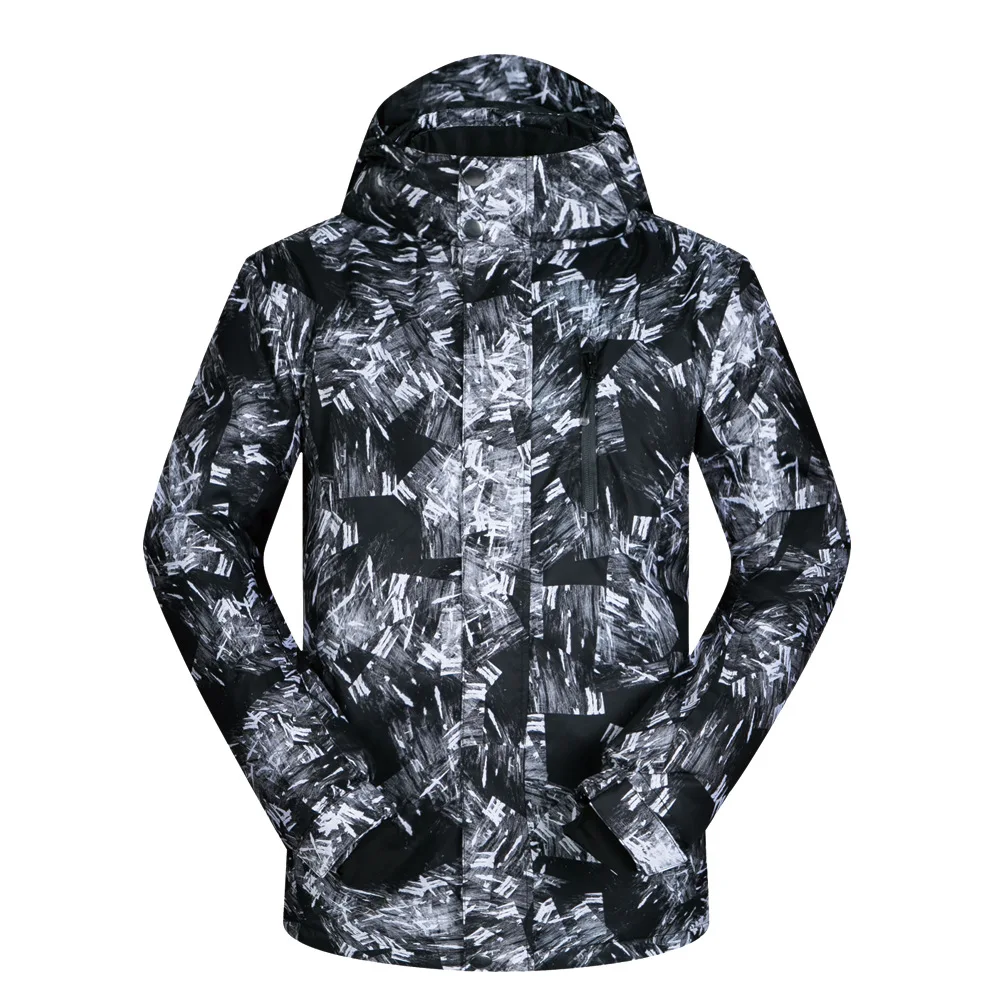 Men Parkas Jacket Hooded Long Sleeve Ski Suit Winter Outdoor One-piece Windproof Warm Sports Jacket High Quality Best-selling