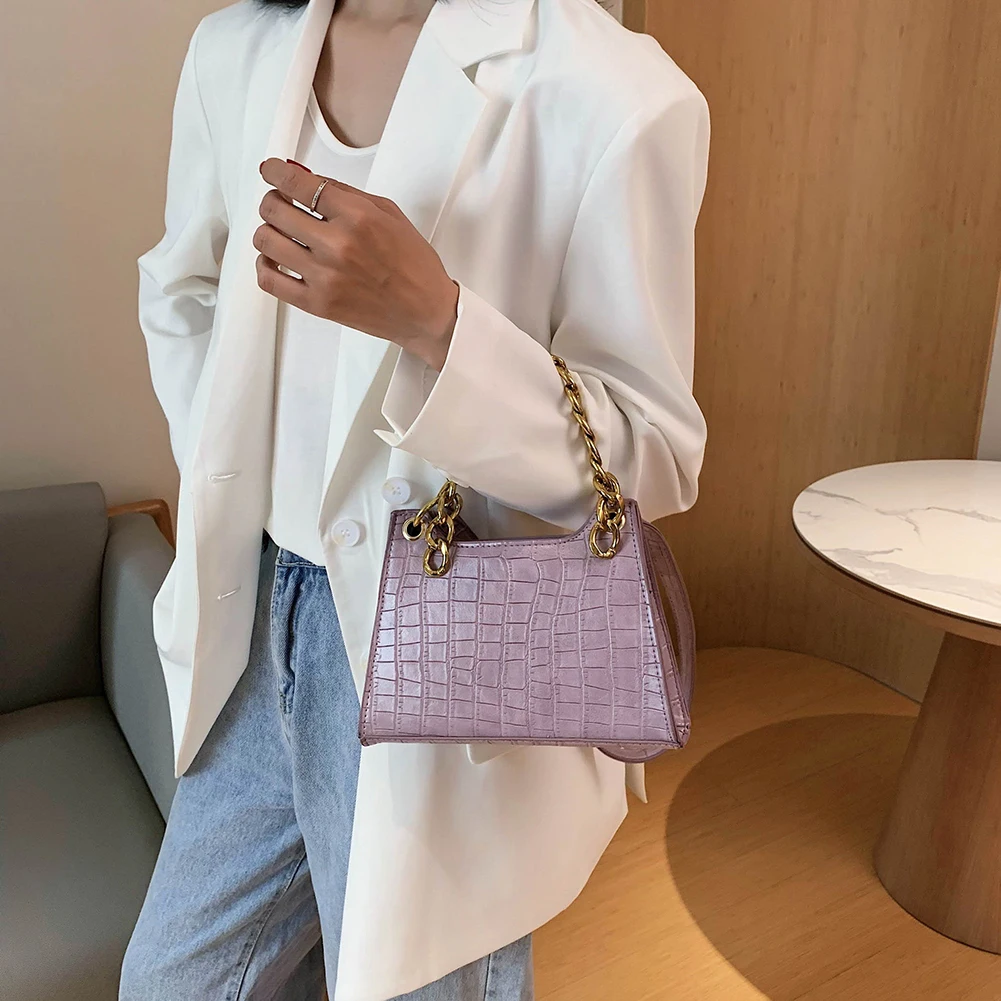 Leather Crossbody Messenger Handbags Women Pure Color Casual Hobo Shoulder Bags Youth Ladies Small Square Bag |