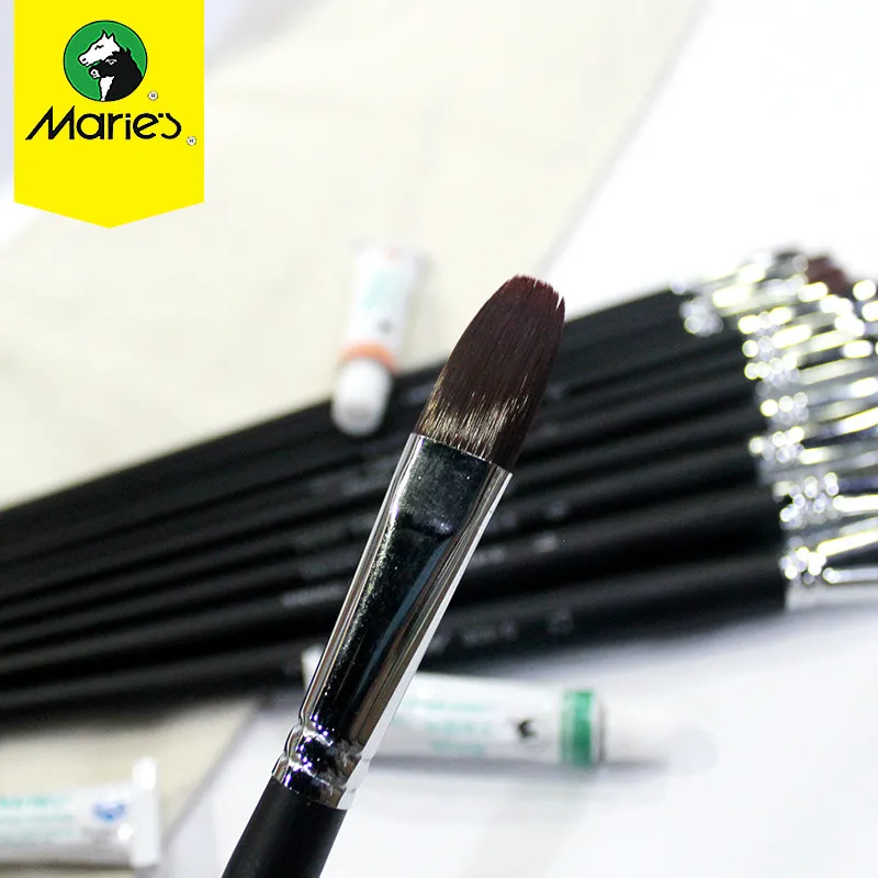 Кисти Marie's для рисования кисти Pinceles Para Acrilico Y Oleo акварели нейлоновые нанесения