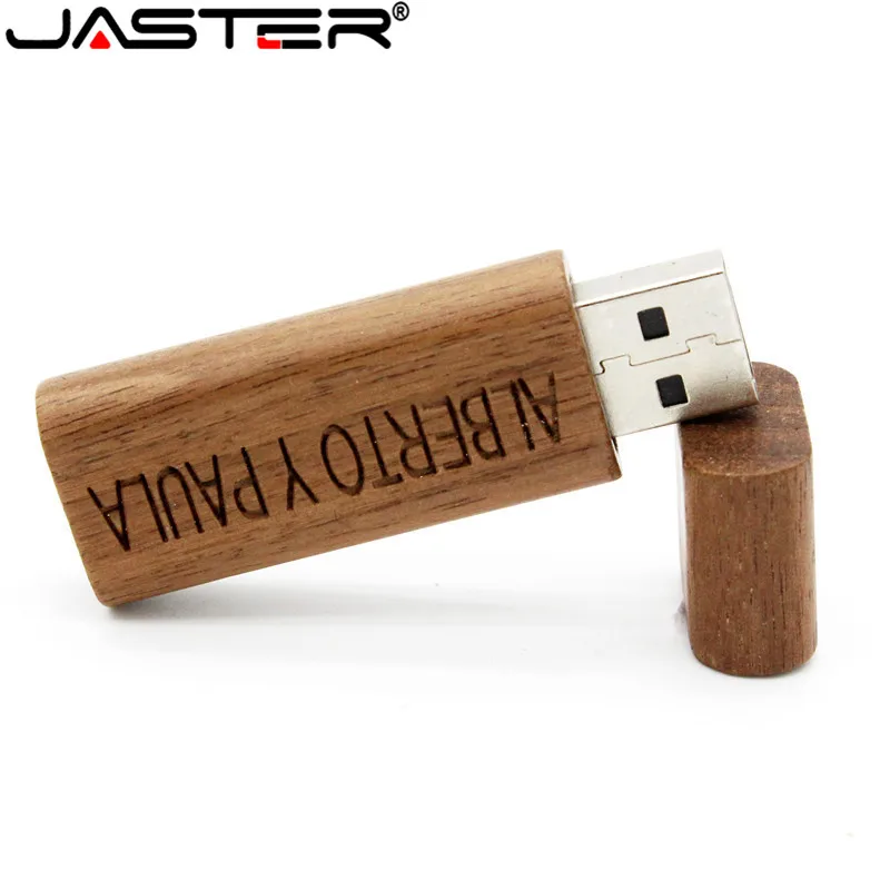 JASTER деревянный бамбук USB флешка флэшки щепы флешки 4 ГБ 8 ГБ 16 ГБ 32 ГБ memory stick U диск персональный подарок