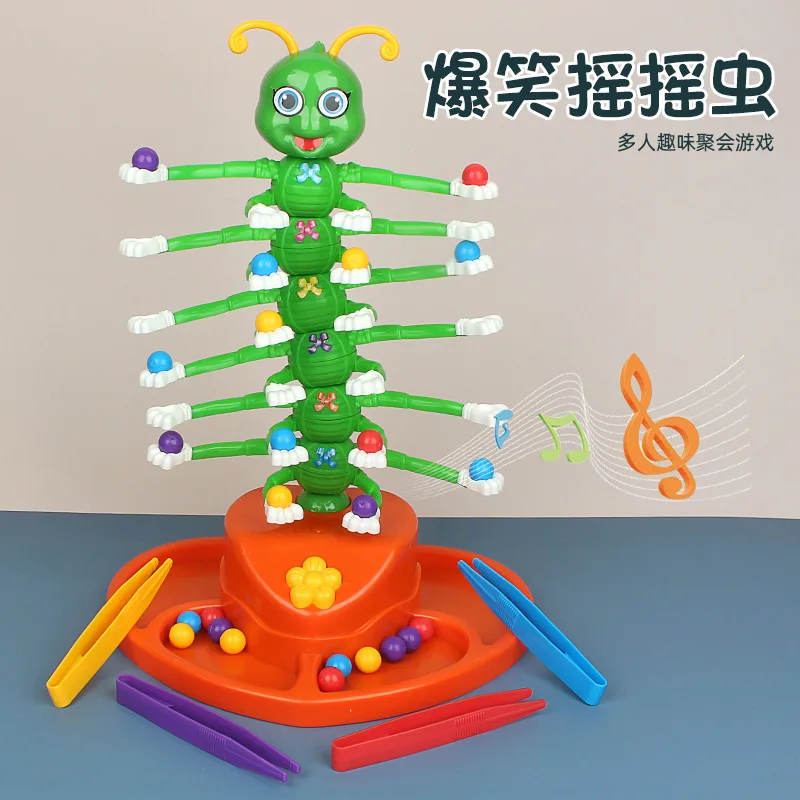 

Новые Вечерние чные игрушки, забавная гусеница, праздвечерние чные игрушки, Зеленая гусеница, детские игрушки для родителей и детей, популя...
