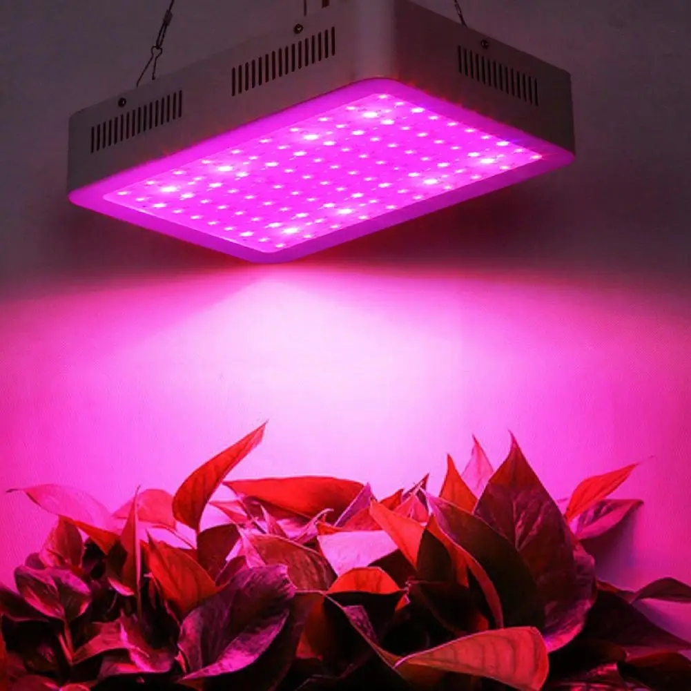 

SOLLED 2Pcs 1200W LED Dual Chip Full Spectrum Plant Grow Lamp AC85-265V