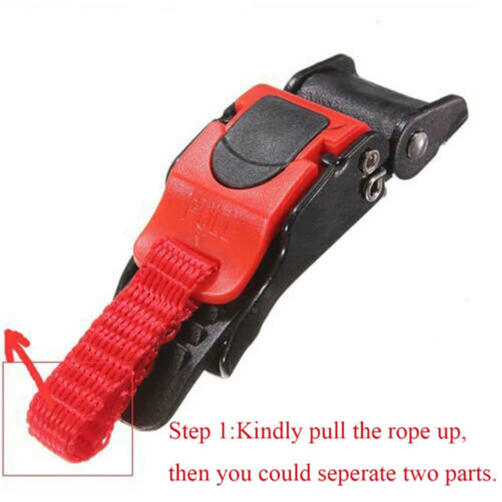 3 шт. мотоциклетный шлем пластиковый вытягивающийся пряжки регулируемый