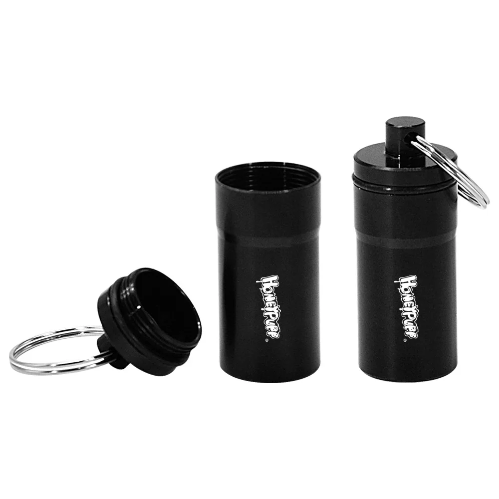 Брелок HONEYUPFF алюминиевый контейнер для хранения трав 9 мл маленький герметичный