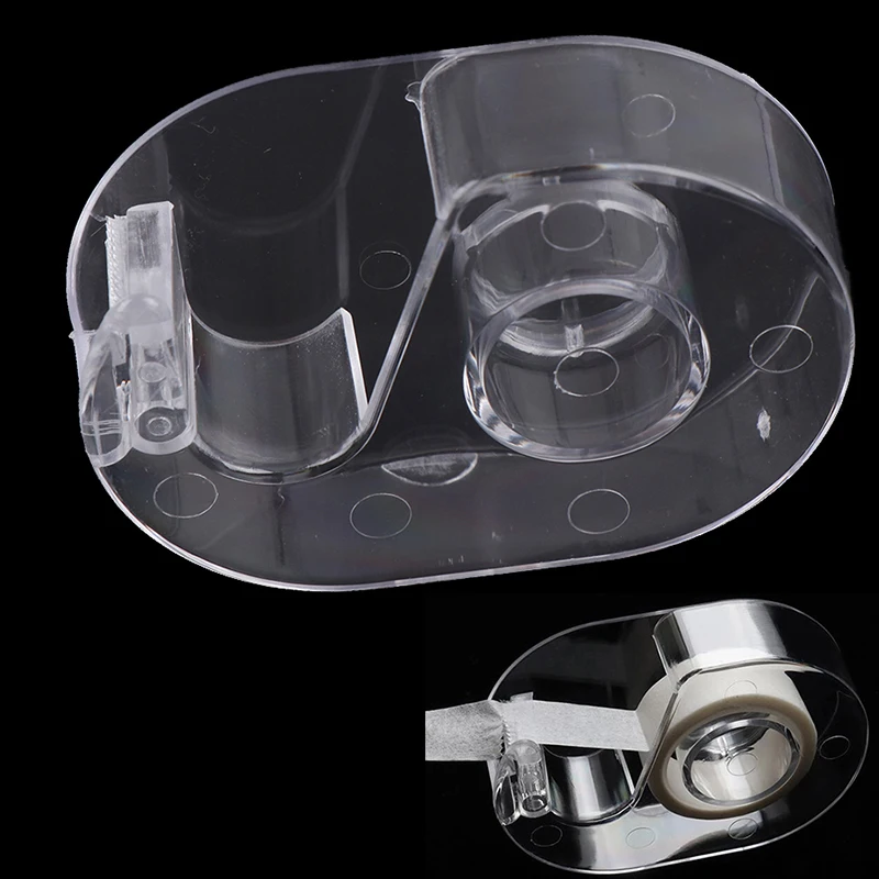 

New Tape Cutter Dispenser Adhesive Tape Holder Plastic Holder Grafting Eyelash Tape Cutter For Eyelashes Extension Makeup Tools