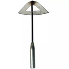 Цельностальная закаленная полая сельскохозяйственная мотыга, садовый инструмент для копания овощей, цветов, садовая мотыга, аксессуары для выполнения