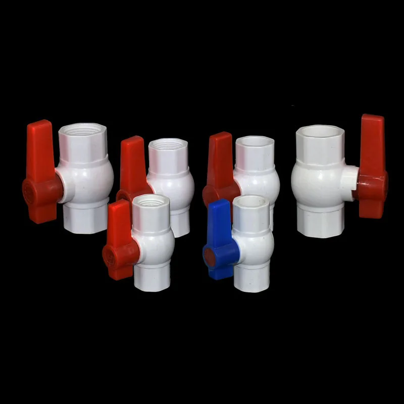1/2 &quot3/4&quot 2 &quot1&quot ПВХ шаровой клапан DN15 DN20 DN25 водяной садовый кран горячего