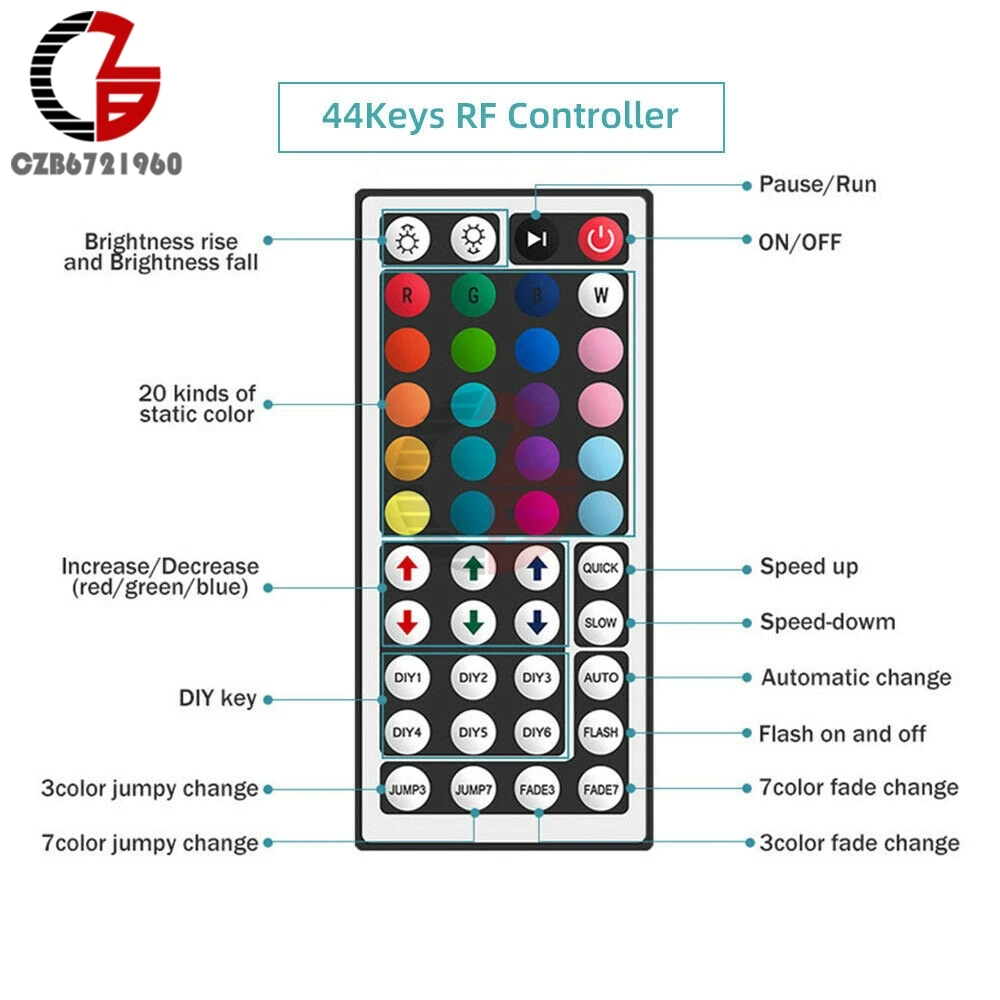 Светодиодная лента RGB 3528 с Bluetooth гибкая Водонепроницаемая светодиодная 60 5 м 10 15