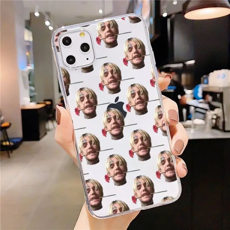 

Lil Peep Hellboy Love Silicone Back Cover Phone Case Transparent for iPhone 11 12 8 7 Plus X XR mini pro XS MAX
