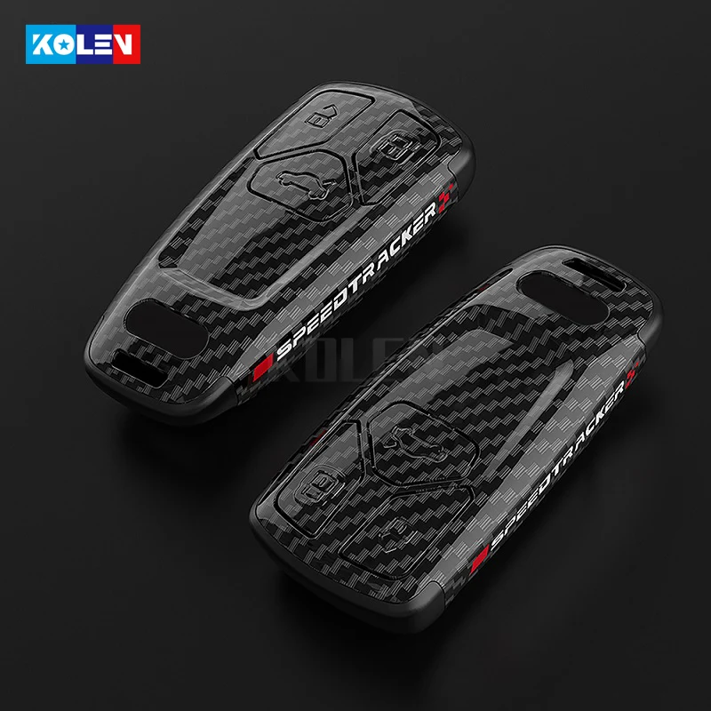 

Carbon Fiber Car Remote Key Cover Case Shell Fob For Audi A6 A5 Q7 S4 S5 A4 B9 Q7 A4L 4m TT TTS RS 8S Coupe Styling Accessories