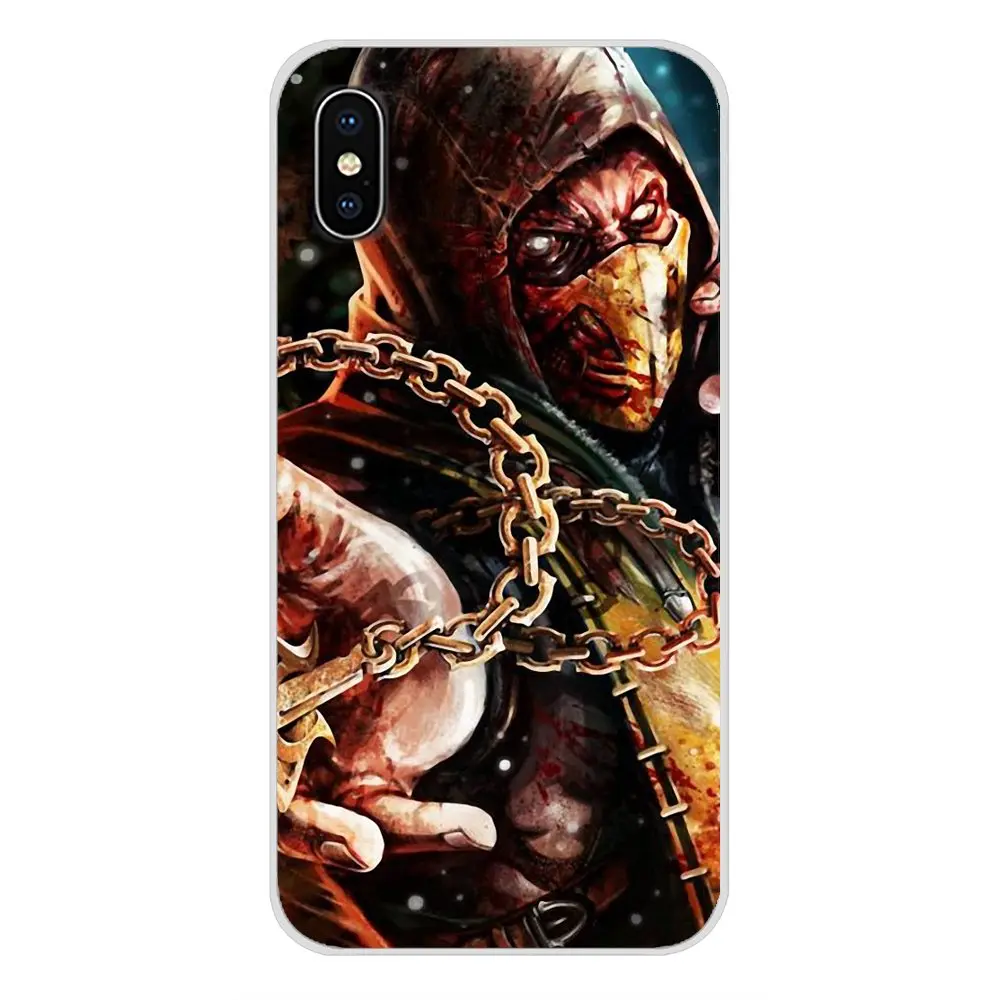 Чехол из ТПУ для samsung Galaxy S3 S4 S5 Mini S6 S7 Edge S8 S9 S10 Lite Plus Note 4 5 8 9 Scorpion in More Kombat аксессуары |