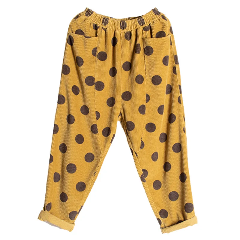 Женские брюки осень зима большой размер эластичный пояс 2019 новые женские