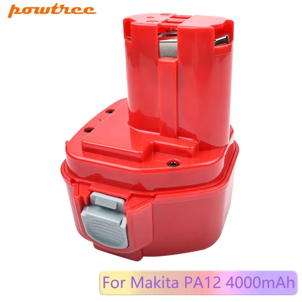 Powtree 12v 4000 мА/ч металл гидридных или никель PA12 батарея Замена батареи для Makita 1220 1222