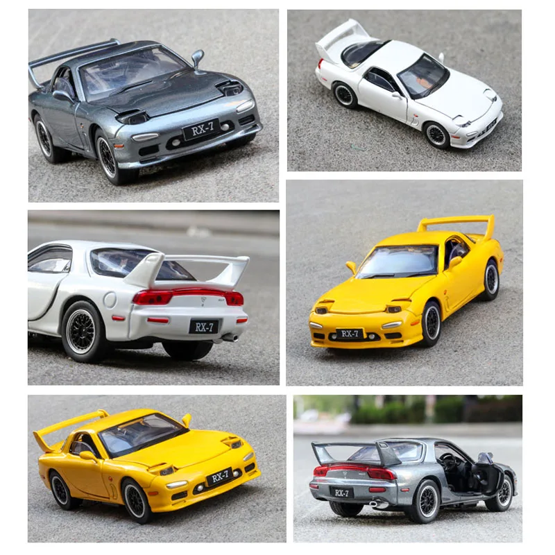 

SVIP 1:32 Mazda RX7 Car Model Alloy Car Die Cast Toy Car Model Pull Back Children's Toy Collectibles Free Shipping