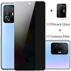 антишпионская защита Xiaomi 11T Pro конфиденциальности стекло Mi 11i 11Lite защитное стекло Xiaomi 11 Lite 5G NE Privacy Glass