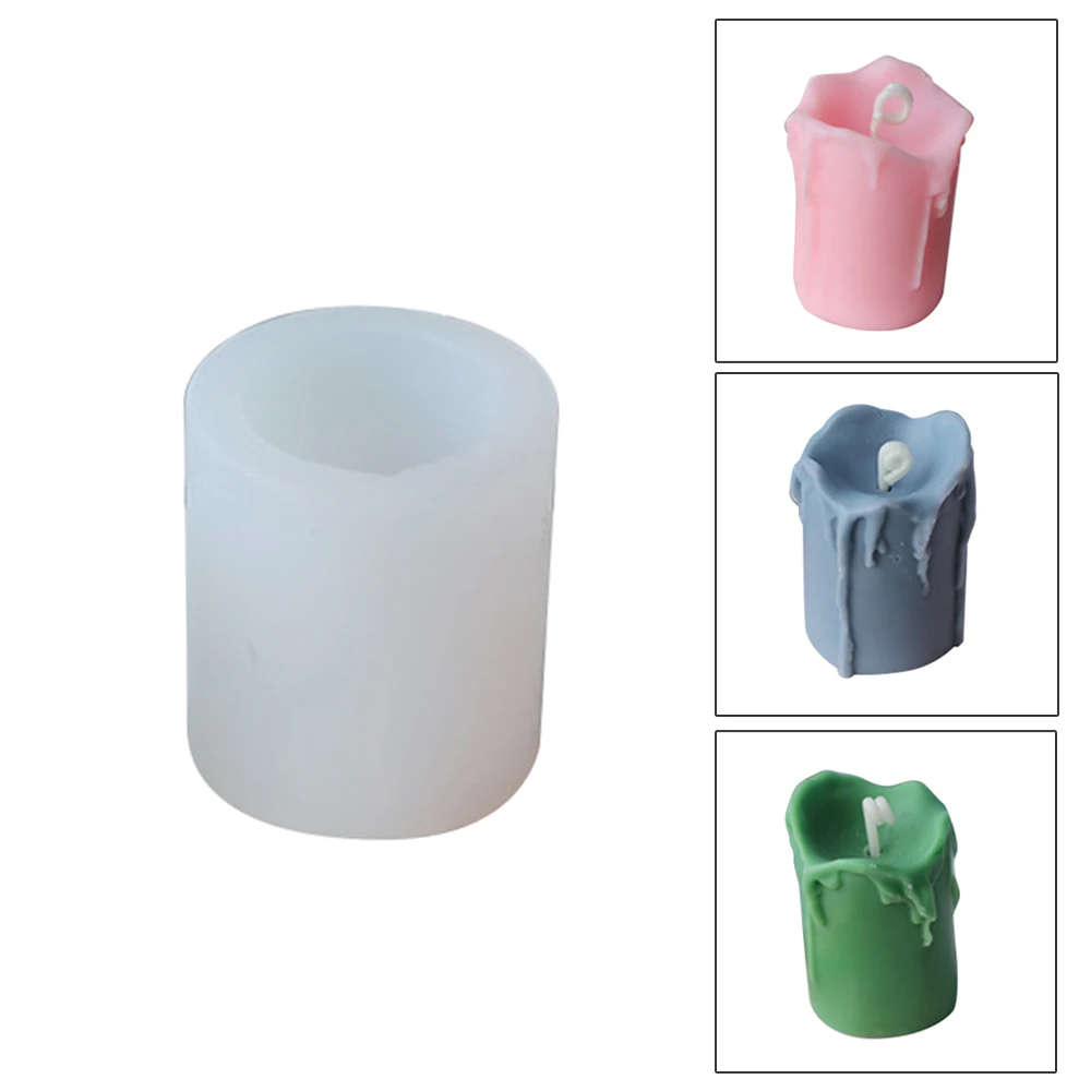 Модель свечи многоразовая 3D Силиконовая ручная работа Ароматизированная форма