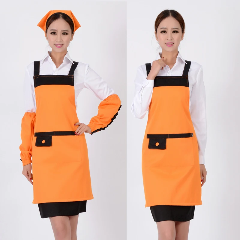Новый фартук с цепочкой для фаст-фуда рабочая одежда свежие фрукты Женский