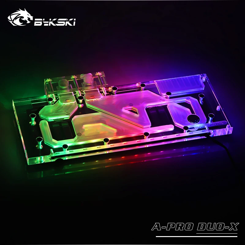 Bykski GPU кулер для AMD (публичное издание) PRO DUO Графическая карта полное покрытие gpu