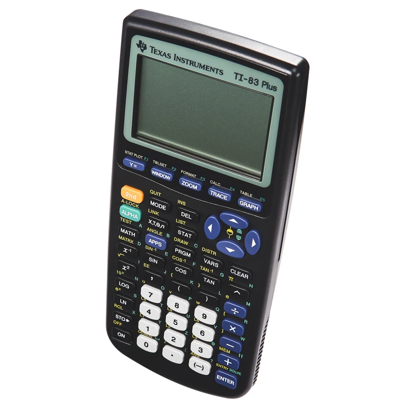 Техасские Инструменты Ti-83 плюс графический калькулятор распродажа Акция 10 светодиодный ручной калькулятор Calculatrice